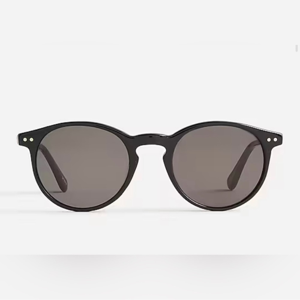 J. Crew Black Round Sunglasses